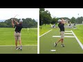 golf an easy drill to start fixing your steep downswing