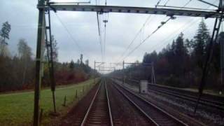 SBB Lokführerstandsfahrt Aarau wildegg.avi