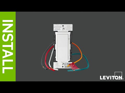 Installing Leviton D215S and D26HD Decora Smart Wi-Fi 2nd generation switches and dimmers