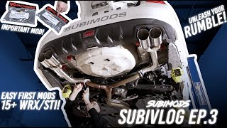 Easy, Effective First Mods For Your 15+ WRX/STI! + Brake Line FAIL | SubiVlog Ep.3