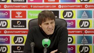 "IT'S UNACCEPTABLE! SELFISH PLAYERS!" Conte Rant After Spurs Draw at Southampton