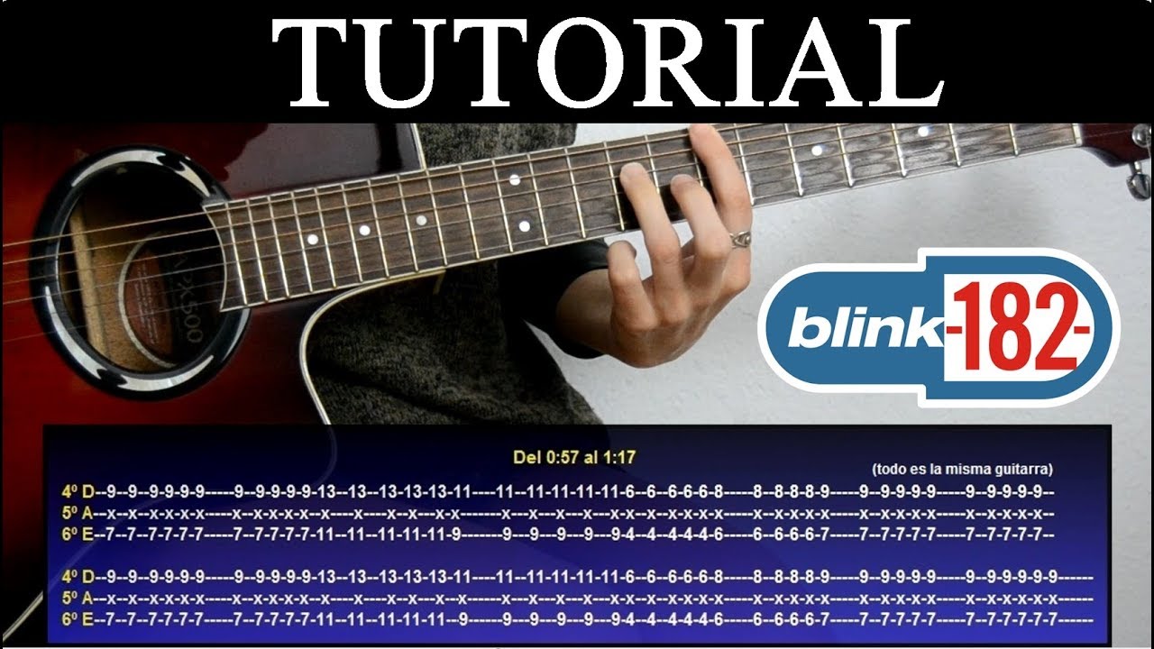 Cómo Tocar I Miss You De Blink 182 (Tutorial De Guitarra) / How To Play ...