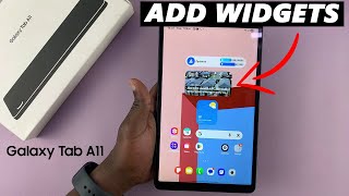 How To Add Widgets To Home Screen On Samsung Galaxy Tab A11