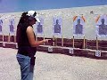 mandy shooting a multiples drill at front sight