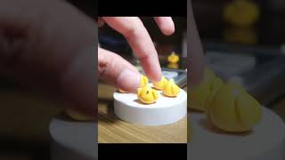 A little snippet of making tiny chick #ClayArt #DIYClay #HandmadeCharm #SmallBusiness #PolymerClay