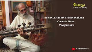 Vidwan A  Anantha Padamanabhan | Carnatic Veena | Ragamalika