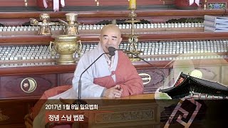 조계사 일요법회 정념스님 법문(2017.1.8)