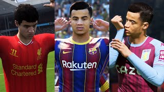 PHILIPPE COUTINHO IN EVERY FIFA (09-22)
