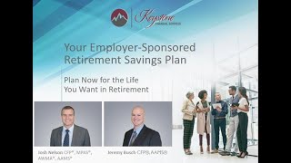 Your Employer-Sponsored Retirement Savings Plan Webinar