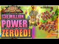 130M power whale zeroed during KvK in Rise of Kingdoms [13+ total rallies]