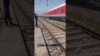 Live Train Accident 14015/ sadbhavna express #shorts #trprail #shortvideo