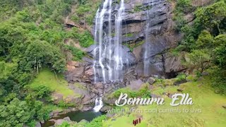 Bomburu Waterfalls in Sri lanka (Bomburu ella)