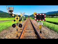 【踏切アニメ】ふみきりカンカンの日常 4497 ♪railroad crossing daily life 4497 ♫