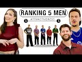 Ranking 5 Guys on Attractiveness | 5 Girls VS 5 Guys