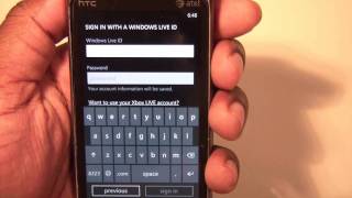 HTC Surround Syncing Windows Live