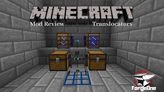 Translocators - Minecraft Mod Review (1.12.2)