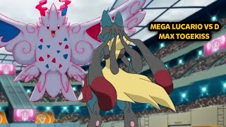 Mega Lucario vs D max Togekiss || Ash vs Cynthia battle