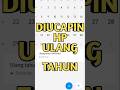 CARA DIUCAPIN ULANG TAHUN SAMA HP | Tutorial Singkat