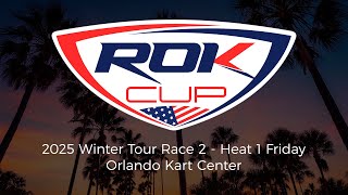 ROK Cup USA 2025 -  Orlando Kart Center Race 2 Heat 1 Friday