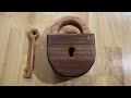 creating a wooden lock it actually works