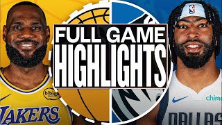 Los Angeles Lakers VS Dallas Mavericks Full Game Highlights Feb 17,2025 NBA Season 2024-25