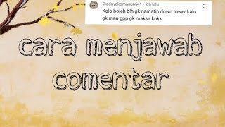 CARA MENJAWAB KOMENTAR ☺️IDE @WinaYurika