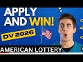 DV Application step by step Guide - Diversity Visa lottery 2026 #DV2026