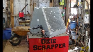 Scrapping an AC A Frame for Copper Brass and Aluminum