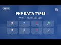 PHP Data Types Explained for Beginners | String, Integer, Boolean & More!