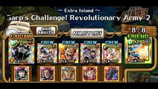 [OPTC] Garp Challenge - Revolutionary Army 2 (Brook \u0026 Kaido)