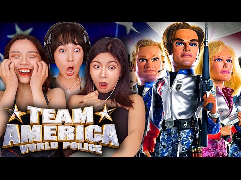 Foreign Girls React Team America: World Police First Time Watch