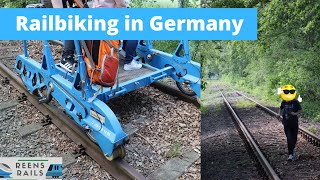 Railbiking in Germany - Auenland Draisine - Railbike Trip report