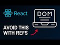Correctly Using Refs With DOM Elements In React.js