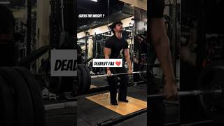 Conventional Deadlift weight ?💀#foryou #deadlift #backworkout #adipurush