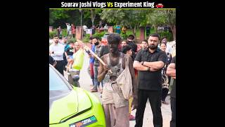 Sourav Joshi Vlogs Vs Experiment King Car Comparison #shorts #souravjoshivlogs #experimentking