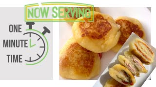 Sandwich in the pan from dumplings ready-made dough recipe | 4 variants | Filled and fried dumplings