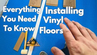 Vinyl Flooring. Everything You Need To Know About Installing And Cutting Vinyl Flooring. Tips/Tricks