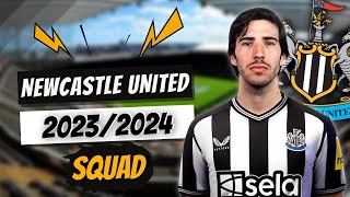 NEWCASTLE UNITED Squad 2023-2024 (Tonali, Barnes,Almiron) / Newcastle United Update 2023-2024