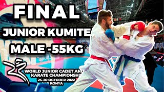 FINAL Kumite Junior Male -55kg World Championship Konya 2022