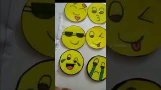 My Handmade Sticker Book (part-1) /Vaishnavi Pawar #emojis #stickers