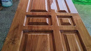 সেগুন কাঠের দরজা🔥PU Polish For Wood//Waterproof Doors Polish