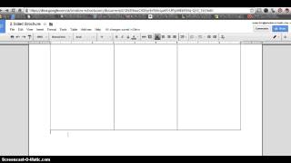 How to make 2 sided brochure with Google Docs