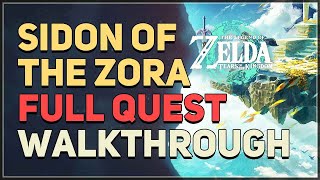 Sidon of the Zora Full Quest Legend of Zelda Tears of the Kingdom