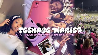 TEENAGE DIARIES 003 ☆ grwm, school vlog, chit-chat, football game, baking…etc.