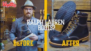 American Made RALPH LAUREN BOOTS! RECRAFT \u0026 REVIEW RRL