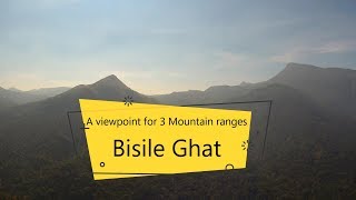 Bisile Ghat - 1 viewpoint for 3 mountain ranges #bisile #biseleghat #viewpoint #karnataka #india