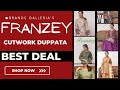 FRANZEY | CUTWORK DUPATTA | NECK EMBROIDERY| FIZA NOOR | BRANDS GALLERIA #FizaNoor #Trending