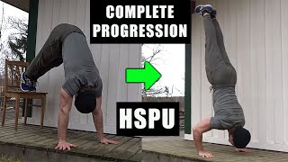 Handstand Push Up Tutorial (HSPU) - Complete Progression