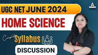 UGC NET Syllabus 2024 | UGC NET Home Science Paper 2 Syllabus 2024