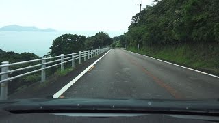 4K　南阿波サンライン　等速　徳島県美波町日和佐→牟岐町